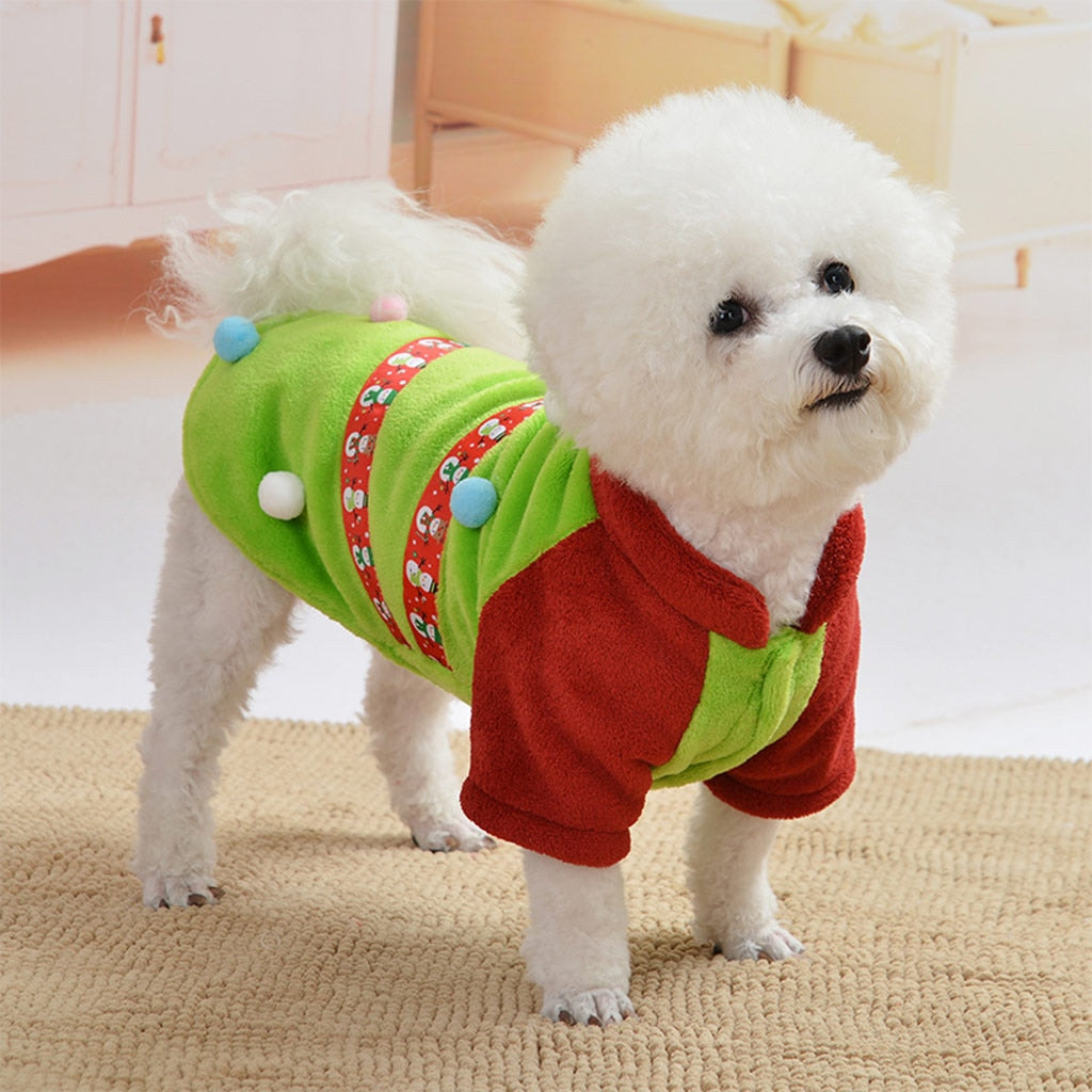 High Quality Pet Dog Cat Shirt Sweatshirt Christmas Windproof Winter Clothes Vest Jacket 2020 New
