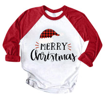 Load image into Gallery viewer, Christmas Clothing Women Coats Blouses Xmas Ladies Sweatershirts Color Patchwork Print Tops Hooded Pullover Blouse Shirts Casaco