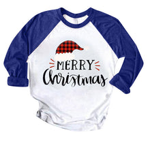 Load image into Gallery viewer, Christmas Clothing Women Coats Blouses Xmas Ladies Sweatershirts Color Patchwork Print Tops Hooded Pullover Blouse Shirts Casaco