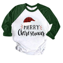 Load image into Gallery viewer, Christmas Clothing Women Coats Blouses Xmas Ladies Sweatershirts Color Patchwork Print Tops Hooded Pullover Blouse Shirts Casaco