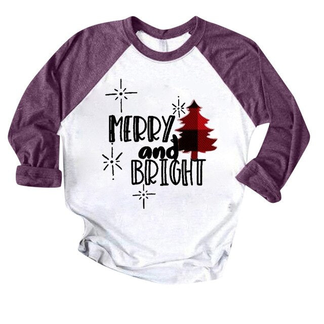 Christmas Clothing Women Coats Blouses Xmas Ladies Sweatershirts Color Patchwork Print Tops Hooded Pullover Blouse Shirts Casaco