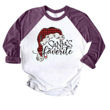 Load image into Gallery viewer, Christmas Clothing Pullovers Women Sweatershirts Ladies Coats Color Patchwork Print Tops Hooded Pullover Blouse Shirts Chandails