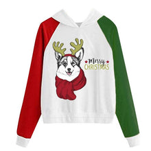 Load image into Gallery viewer, New Women Coats Christmas Blouses Ladies Sweatershirts Print Hooded Long Sleeves Sweatshirt Hooded Pullover Tops Outwear Shirts