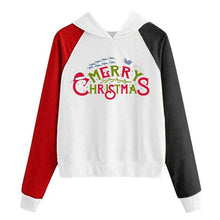 Load image into Gallery viewer, New Women Coats Christmas Blouses Ladies Sweatershirts Print Hooded Long Sleeves Sweatshirt Hooded Pullover Tops Outwear Shirts