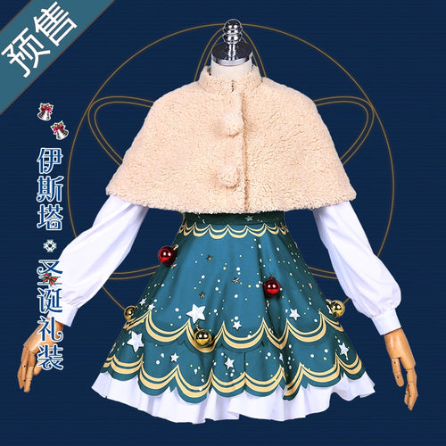 Fate/stay night Fate/Zero Tohsaka Rin Christmas cosplay costume Dress women JSK lolita skirt shawl long sleeve blouses t-shirt