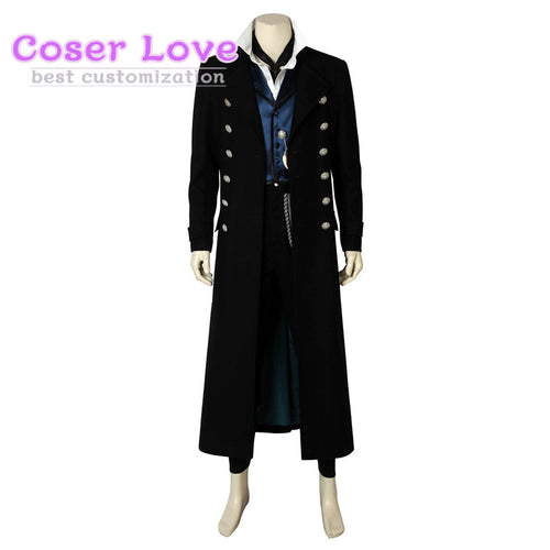 Fantastic Beasts The Crimes of Grindelwald Gellert  Grindelwald Cosplay Costume Halloween Christmas party