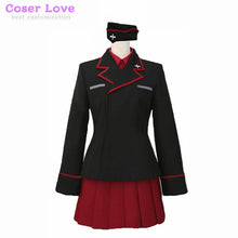 Load image into Gallery viewer, GIRLS und PANZER Kuromorimine Uniform Nishizumi Maho Cosplay costume Carnaval Halloween Christmas Costume