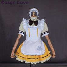 Load image into Gallery viewer, LoveLive Sunshine Aqours Tsushima Yoshiko Coffee Shop Dessert Striped Maid Cosplay Costume Halloween Christmas Carnaval Costume